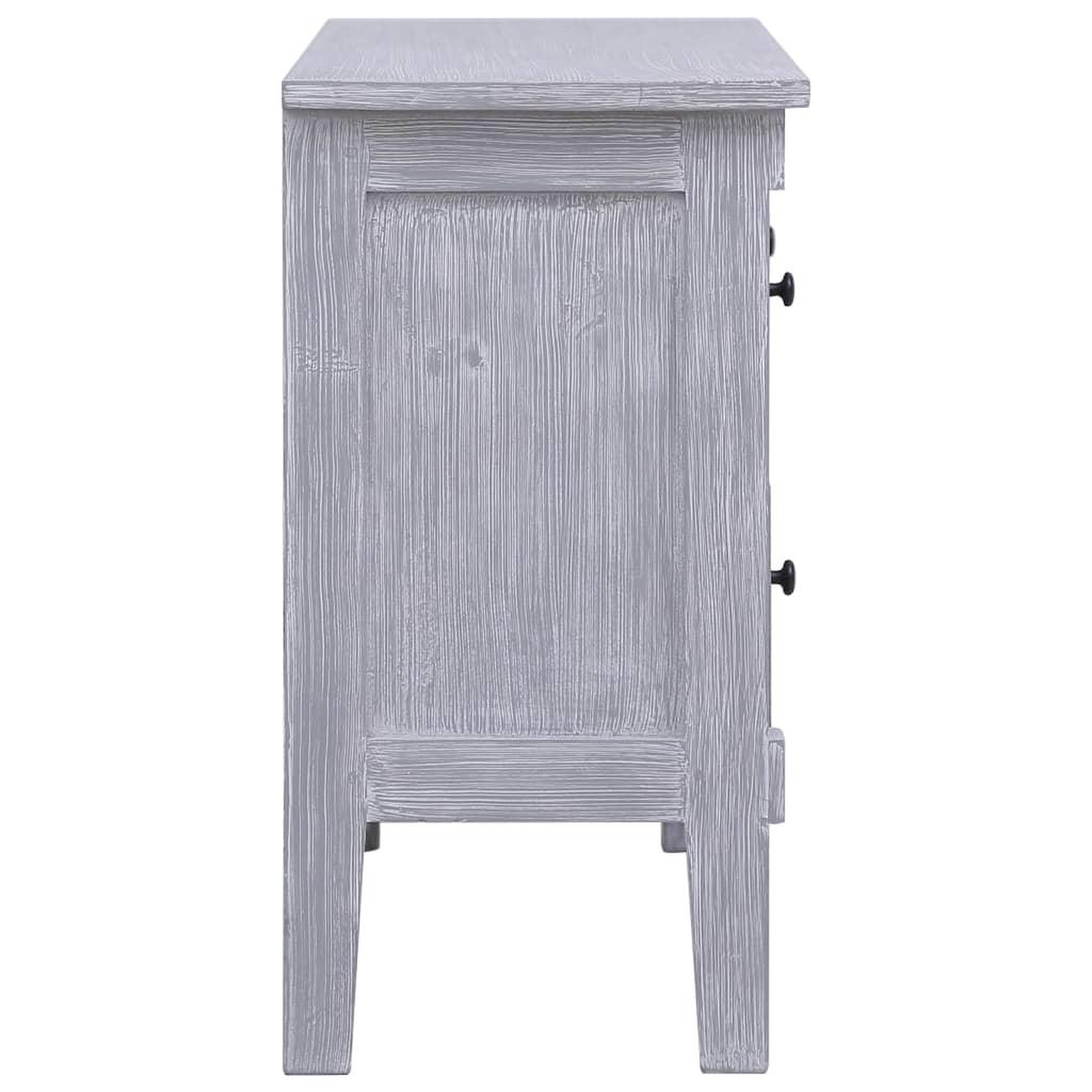 Voir la diapositive 4 : VIDAXL Buffet avec 2 tiroirs 90x30x60 cm Bois d'acajou massif