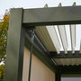 Voir la diapositive 6 : SWEEEK Pergola bioclimatique aluminium et acier lames orientables 4x3m Palace