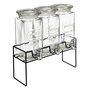 Voir la diapositive 1 : SECRET DE GOURMET Distributeur de Boisson  Modern Wood  4,5L Transparent