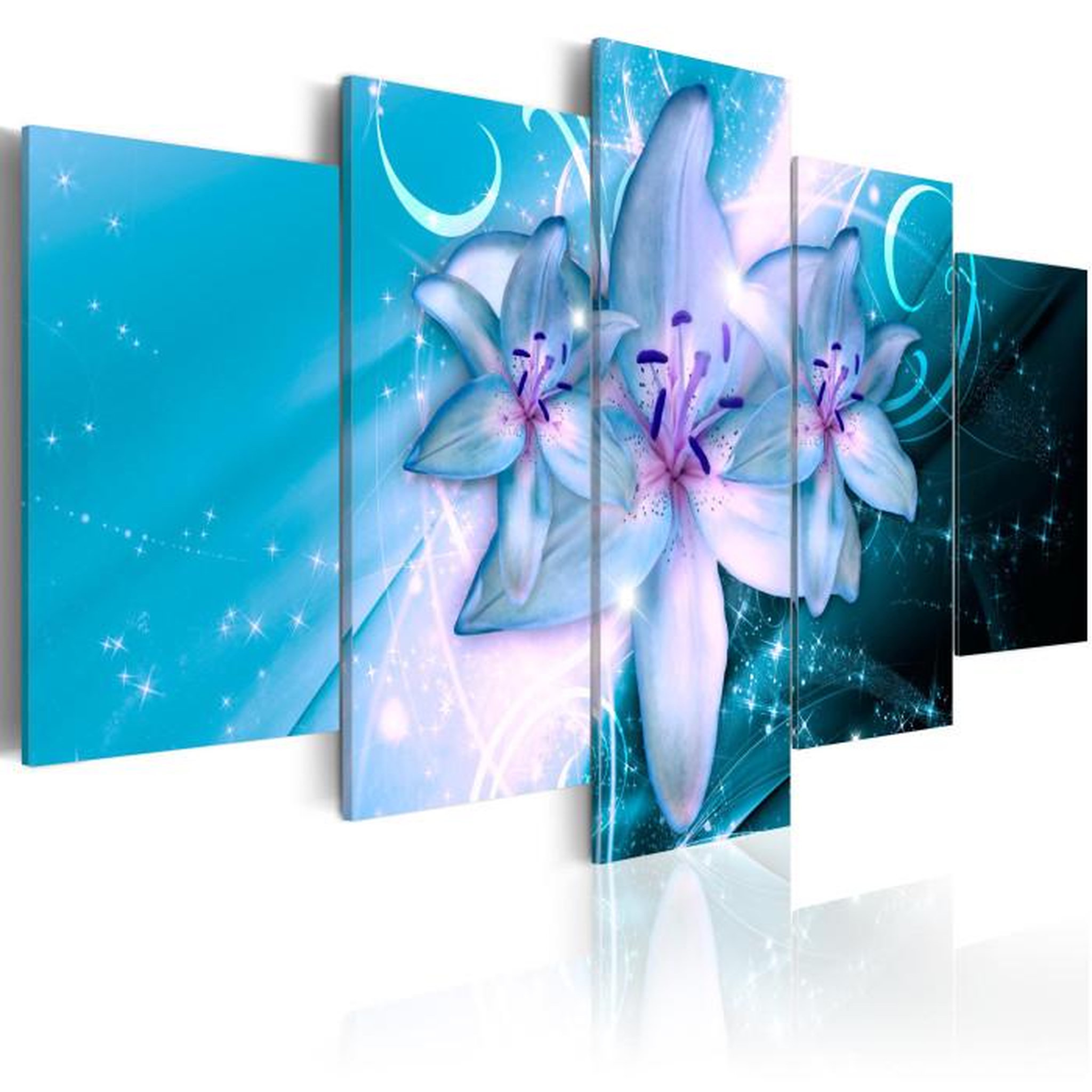 Paris Prix Tableau Imprimé  Sapphire Nights. Coloris disponibles : Multicolore