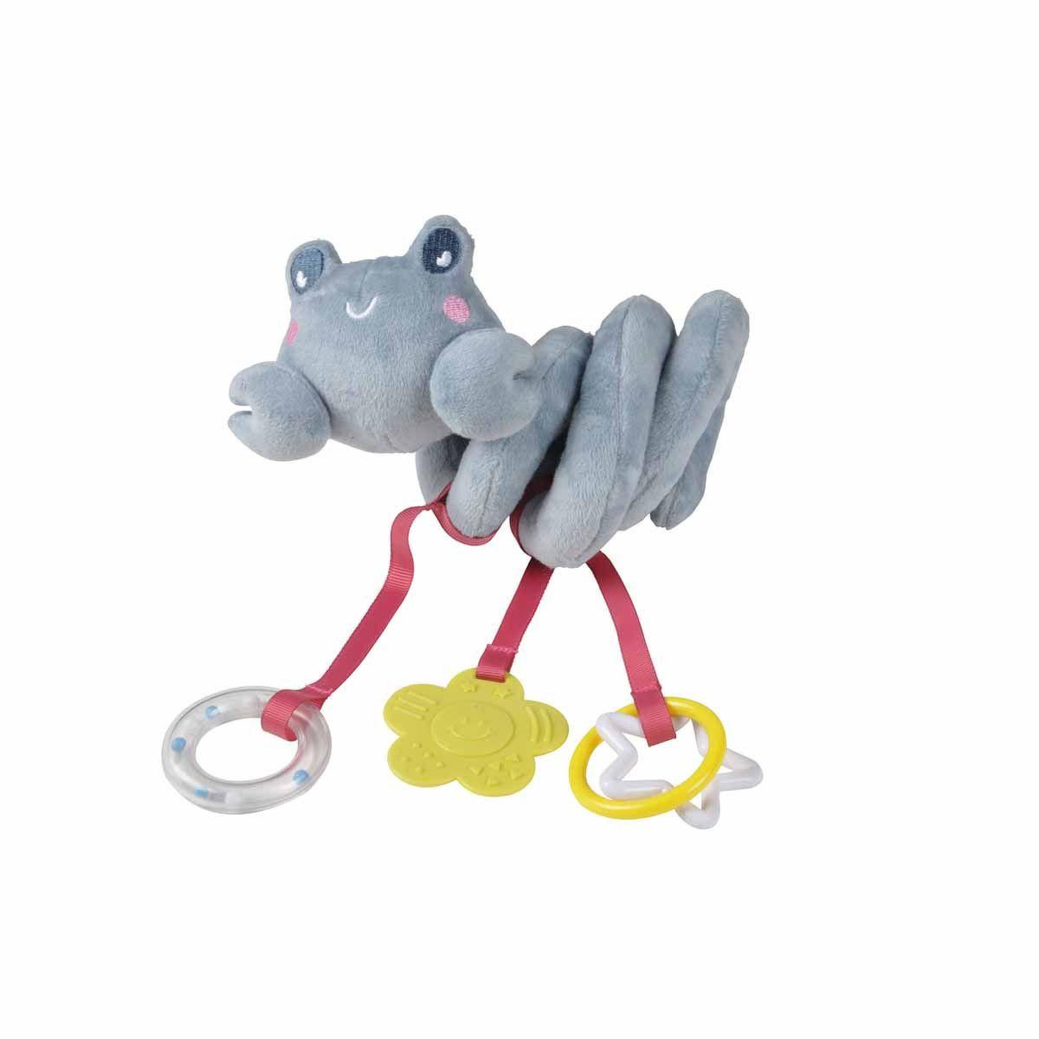 Voir la diapositive 1 : HOMEA Doudou spirale activités  crabe  17cm bleu