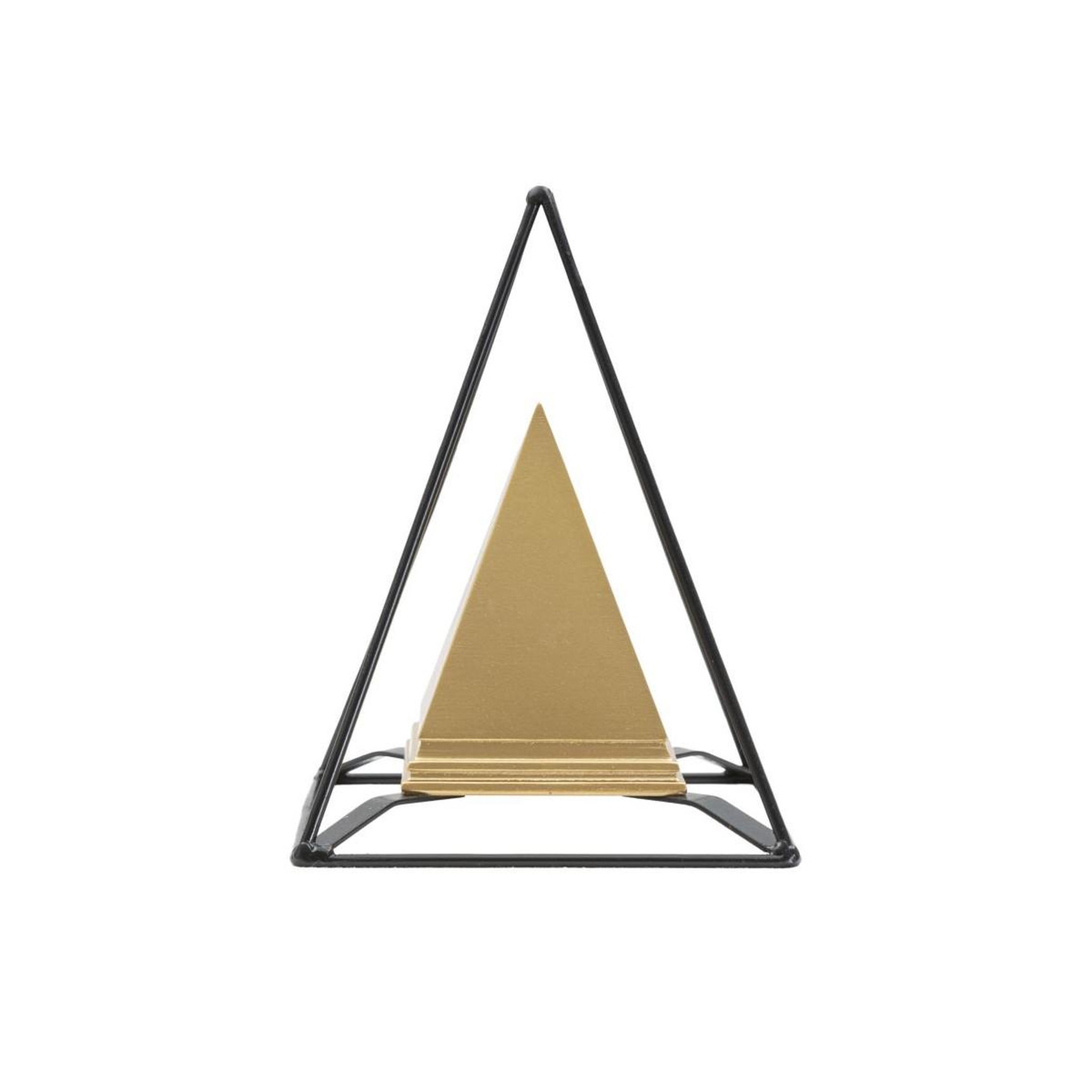Voir la diapositive 5 : Paris Prix Pyramide déco design  ellios  19cm or