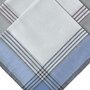 Voir la diapositive 3 : VANDERSICKEL Lot de 12 mouchoirs Homme 40x40cm 100% coton