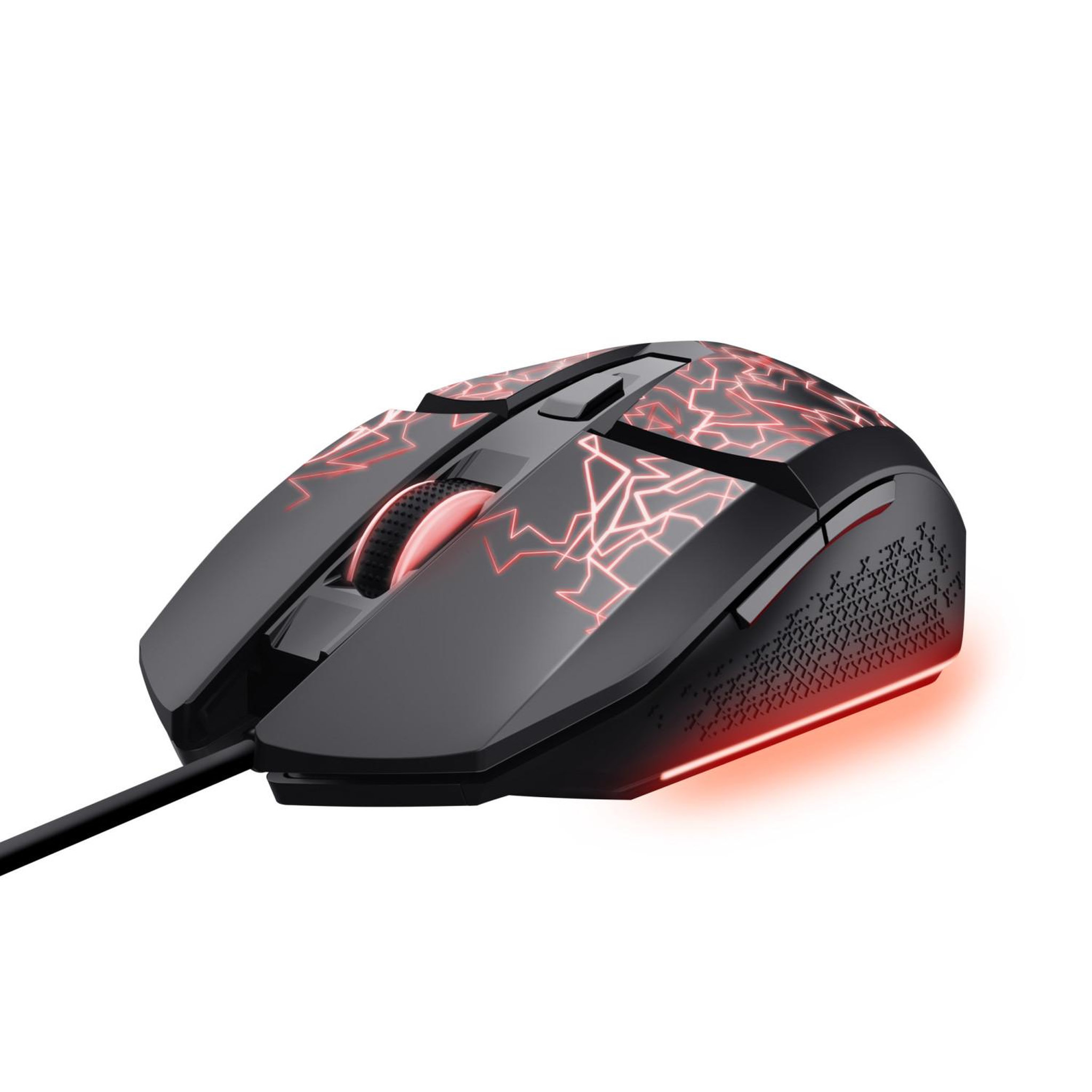 Voir la diapositive 3 : Trust Trust gxt 113 felox souris gaming droitier usb type-a optique 6400 dpi