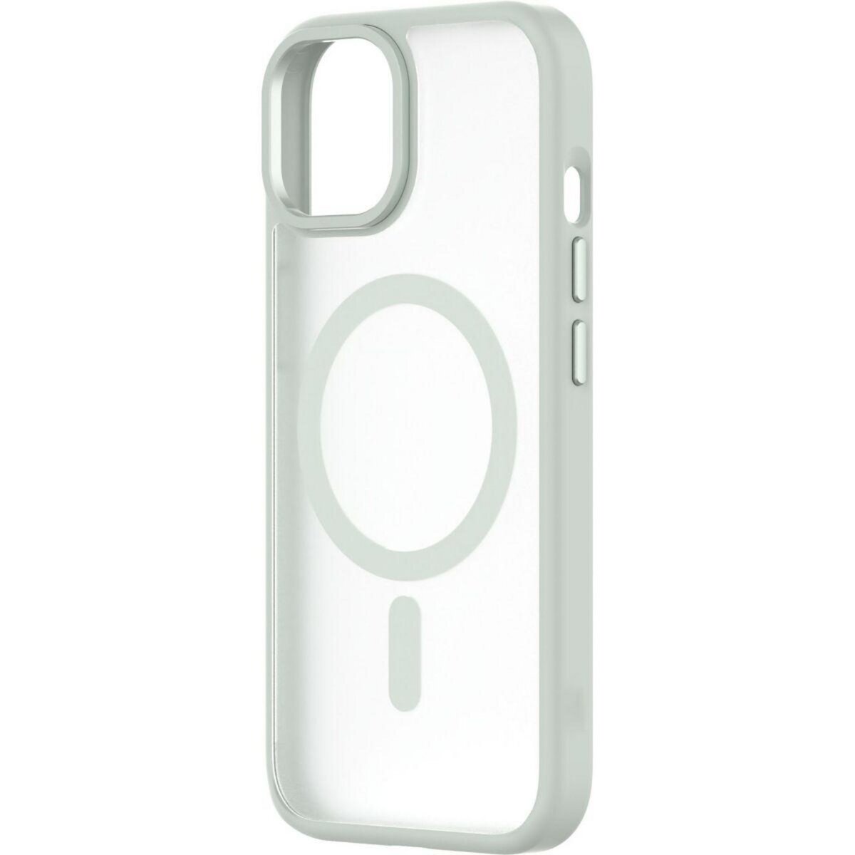 Qdos Coque bumper Iphone 15 Hybrid soft SNAP MagSafe Vert