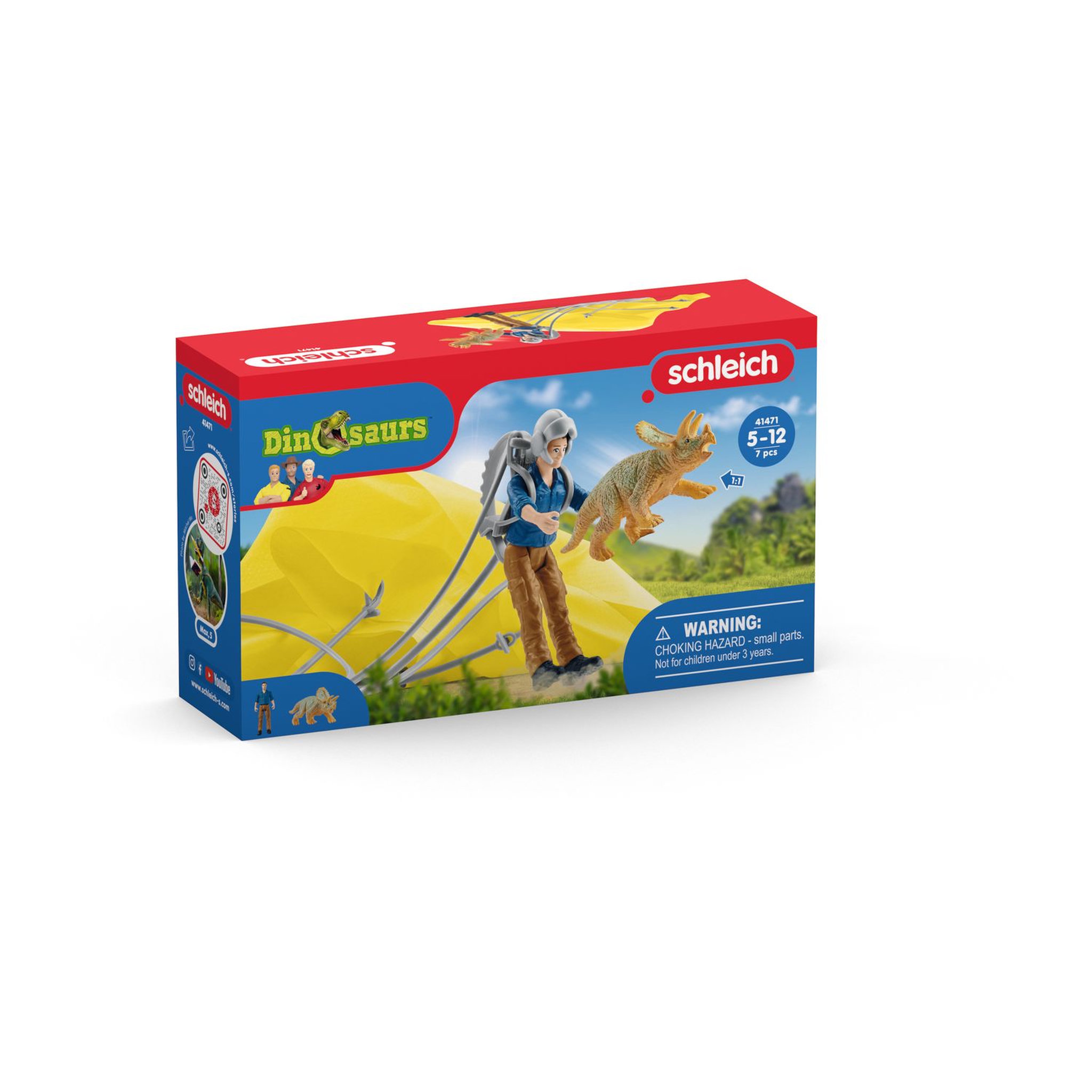 Voir la diapositive 1 : Schleich SAUVETAGE EN PARACHUTE