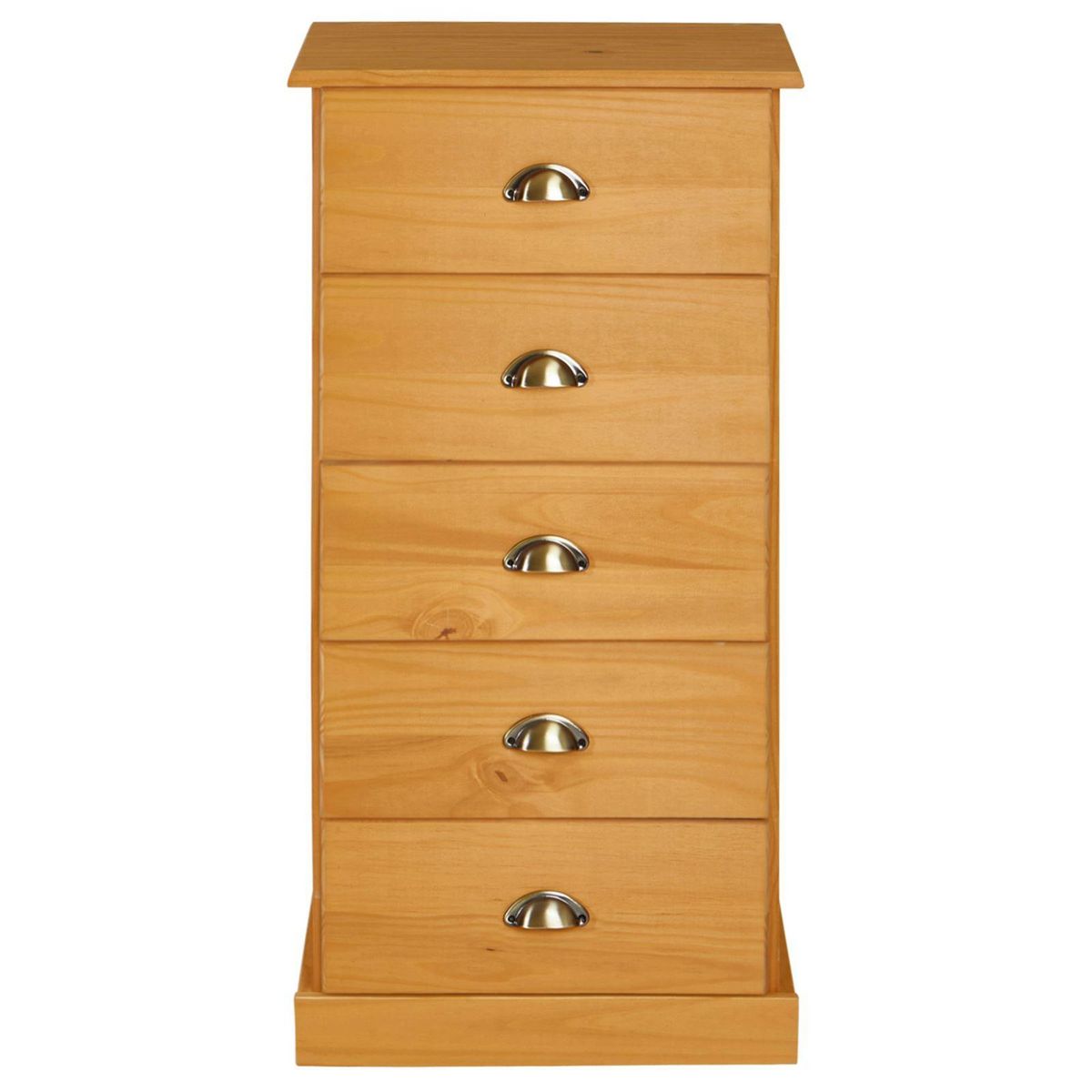 IDIMEX Chiffonnier PARIS en pin massif, 5 tiroirs