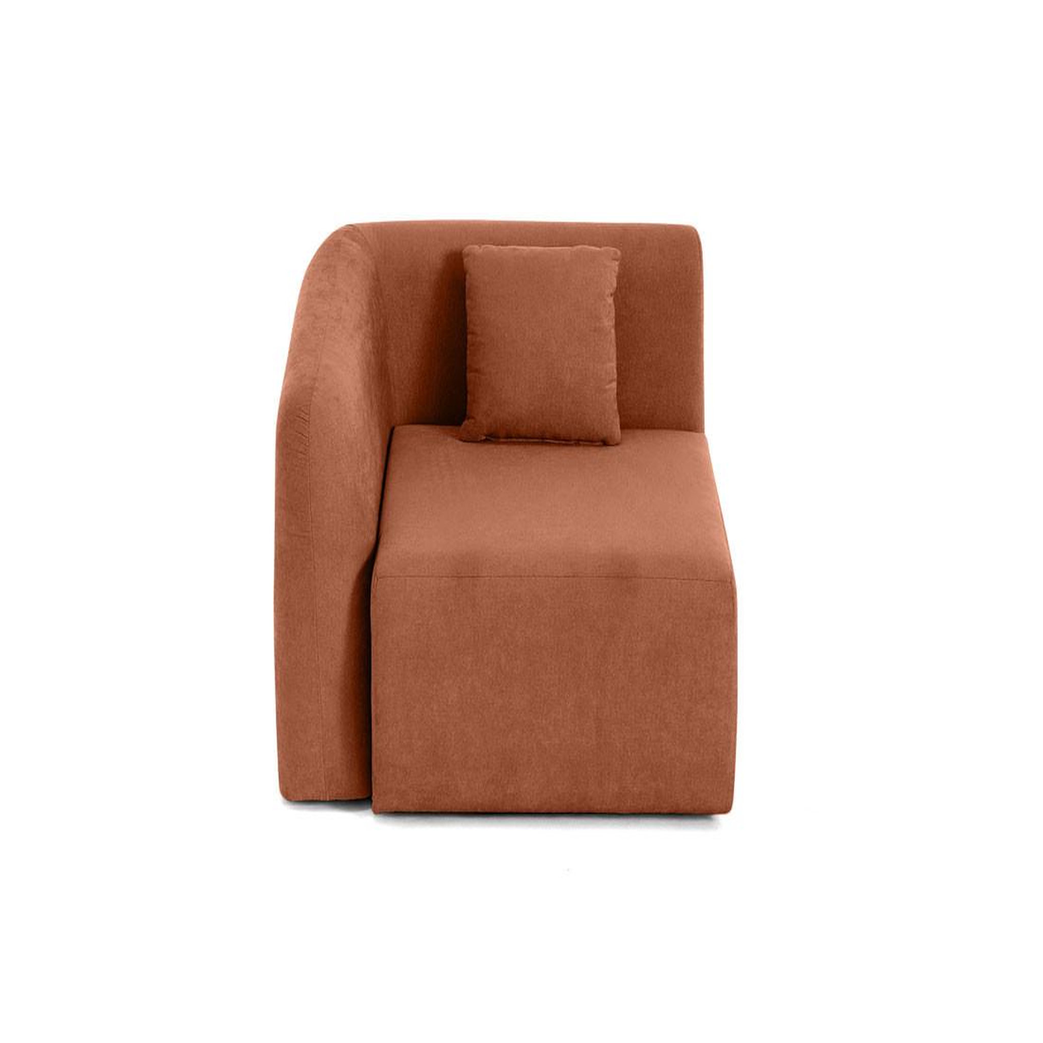 Voir la diapositive 6 : LISA DESIGN Ikare - module d'assise d'angle gauche - en tissu