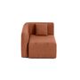 Voir la diapositive 6 : LISA DESIGN Ikare - module d'assise d'angle gauche - en tissu