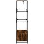 Voir la diapositive 5 : VIDAXL Armoire chêne fumé 90x50x180 cm bois d ingénierie