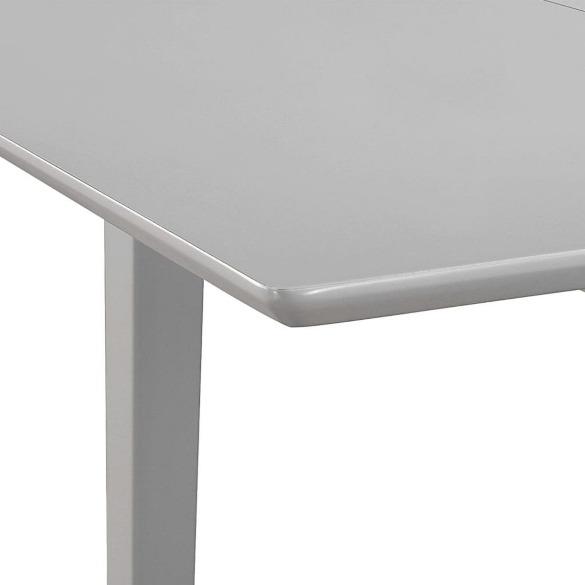 VIDAXL Table a dîner extensible Gris (80-120) x 80 x 74 cm MDF