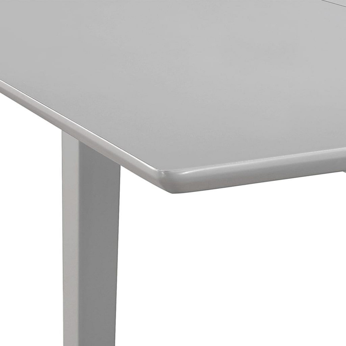 VIDAXL Table a dîner extensible Gris (80-120) x 80 x 74 cm MDF