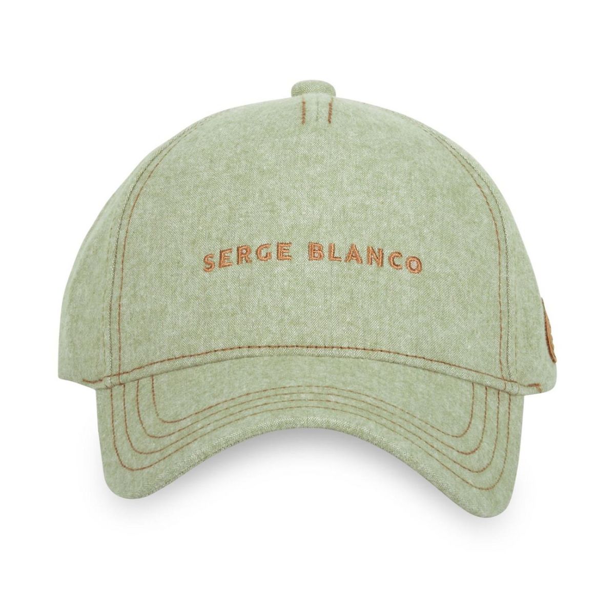 SERGE BLANCO Casquette Baseball homme chambray effet denim Jean