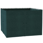 OUTSUNNY Parois latérales de rechange barnum tonnelle 3 x 3 m - 2 systèmes d'attache boucles ou crochets - zip - polyester gris