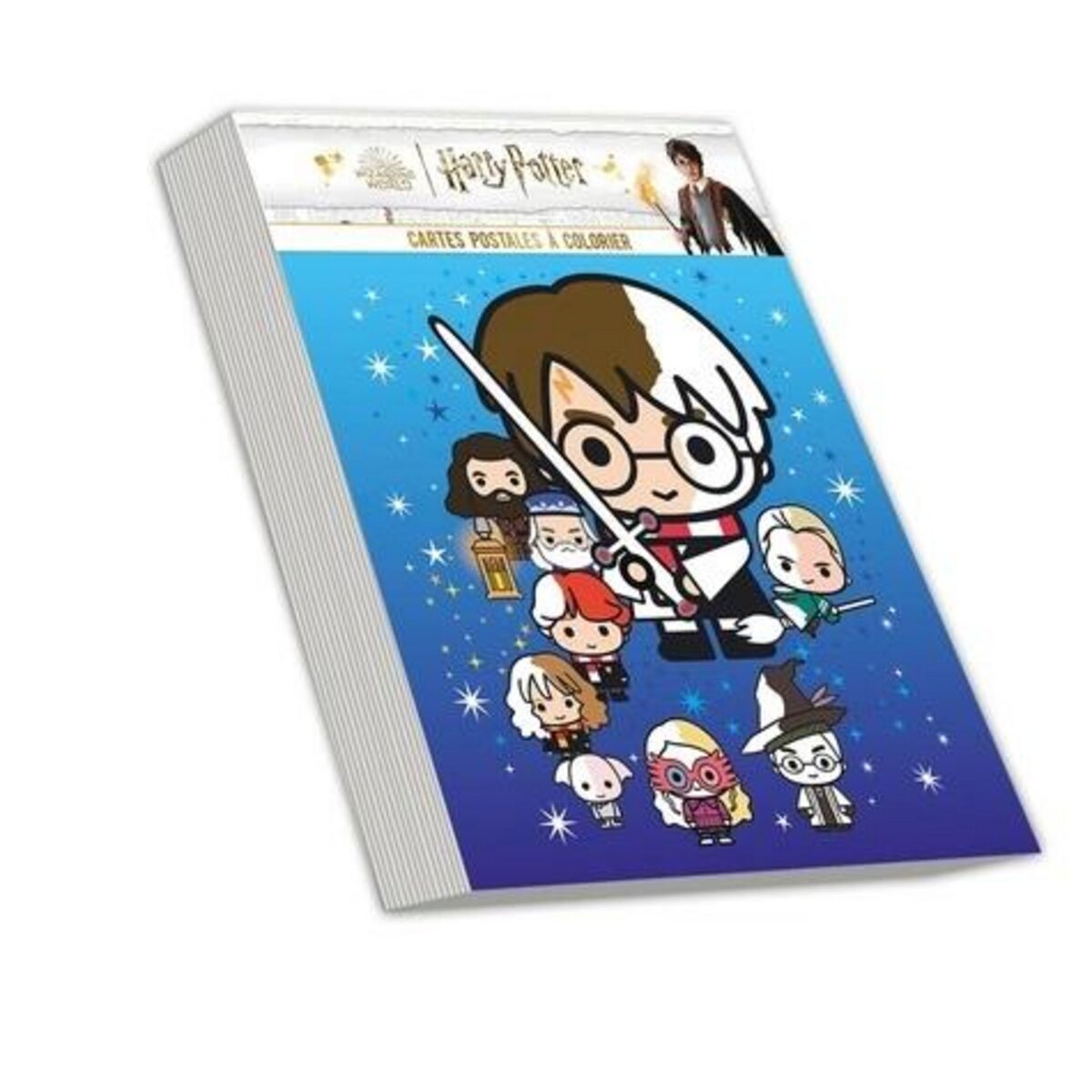 CARTES POSTALES A COLORIER HARRY POTTER, Playbac