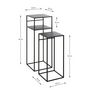 Voir la diapositive 6 : Paris Prix Lot de 2 Tables d'Appoint Design  Mino  85cm Noir