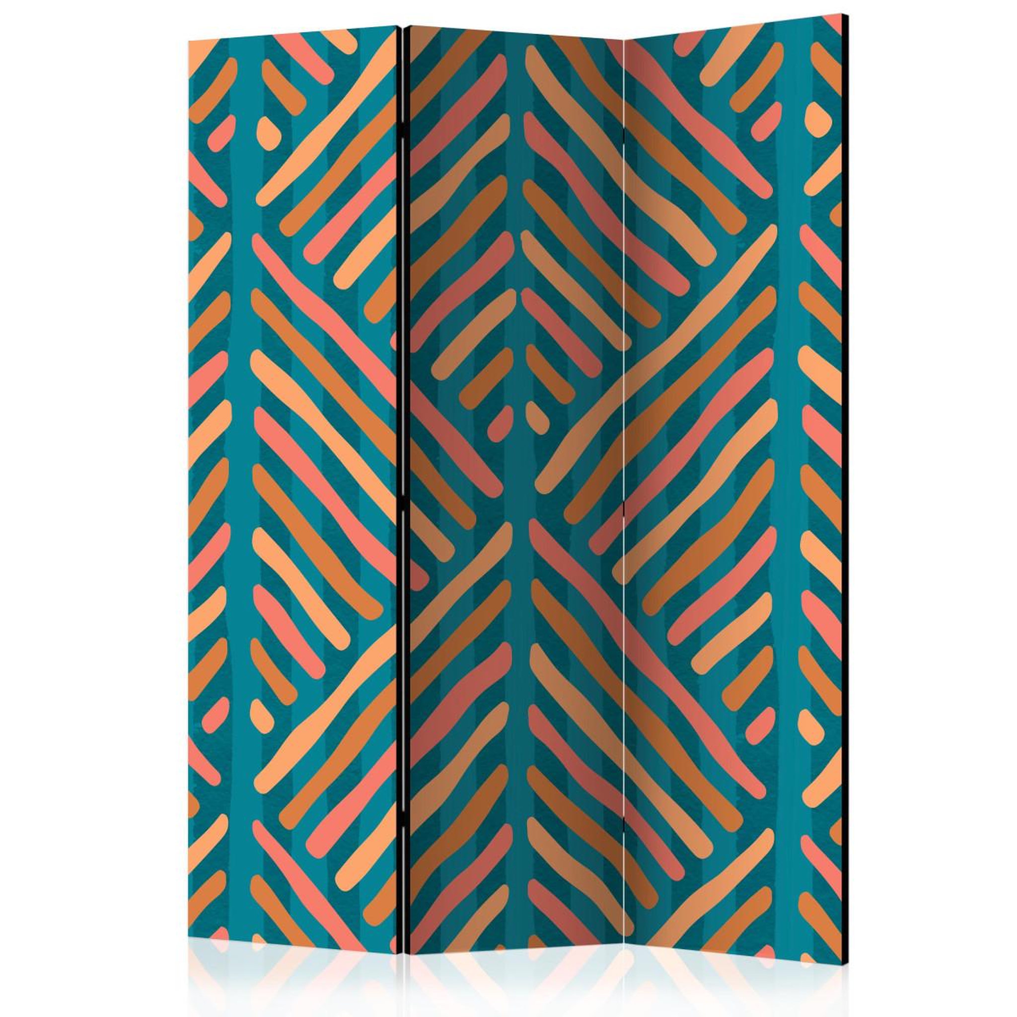 Paris Prix Paravent 3 volets  ethnic composition  135x172cm
