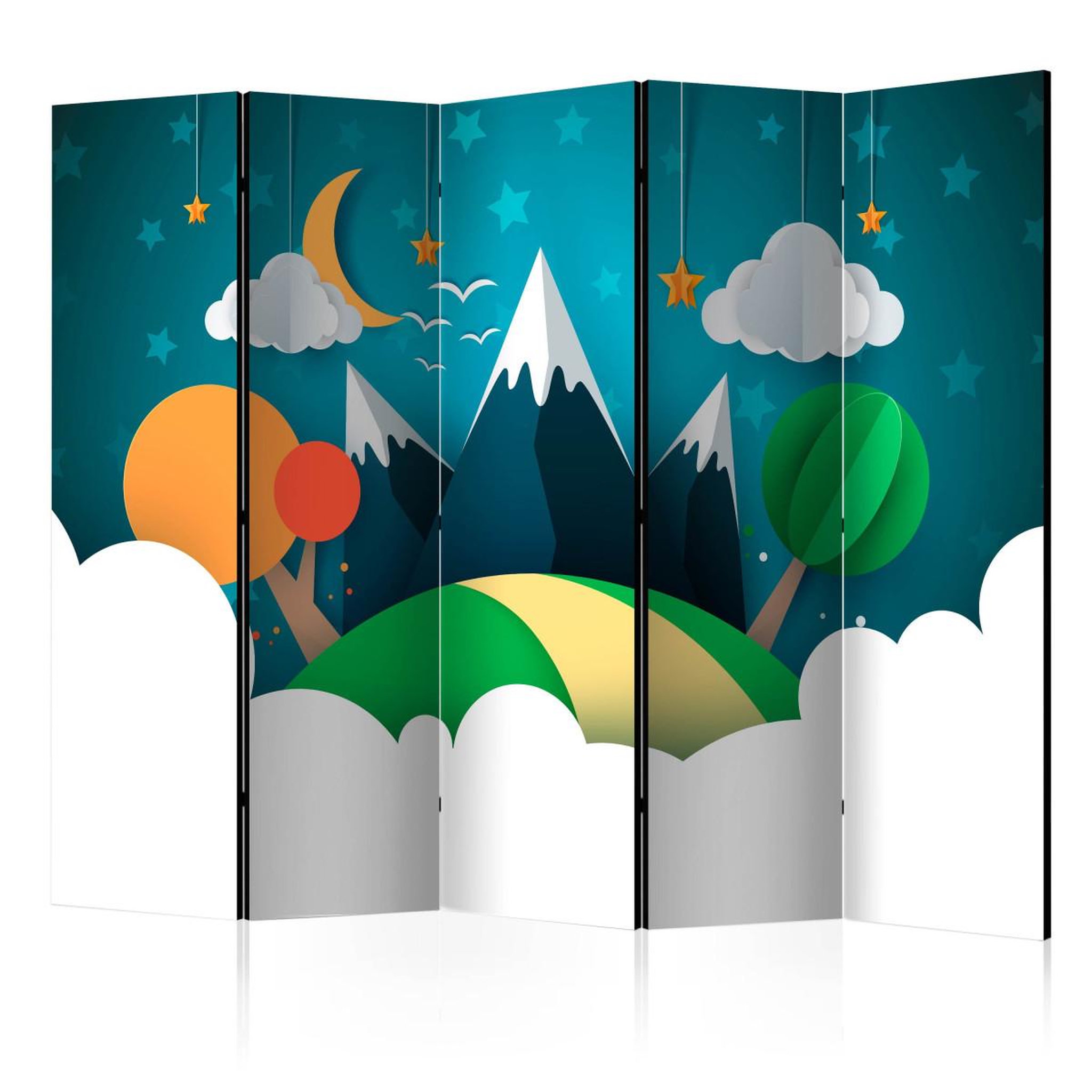 Paris Prix Paravent 5 volets  little traveller  172x225cm