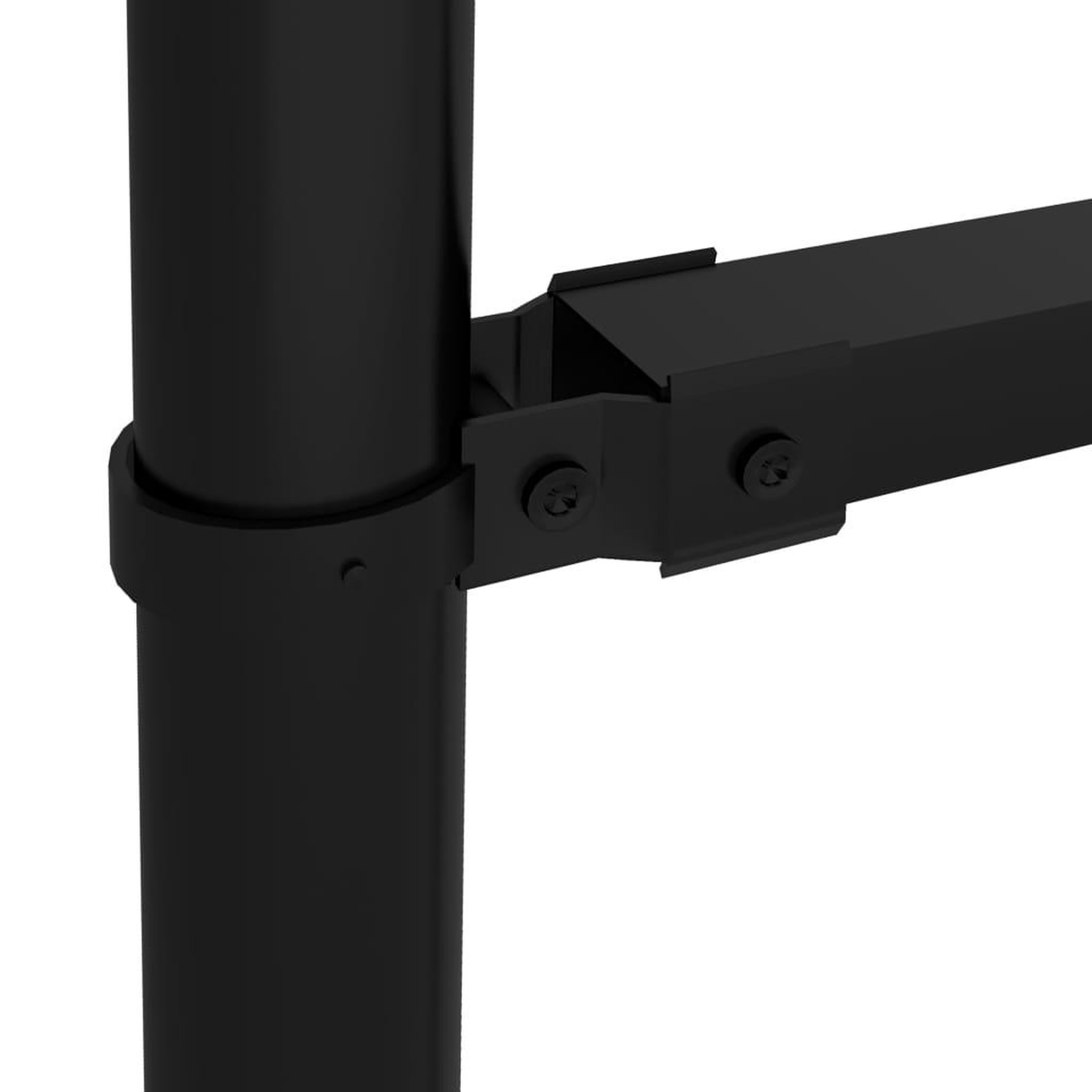 Voir la diapositive 4 : VIDAXL Cloture de jardin a dessus en lance Acier (1,5-1,75)x6,8 m Noir