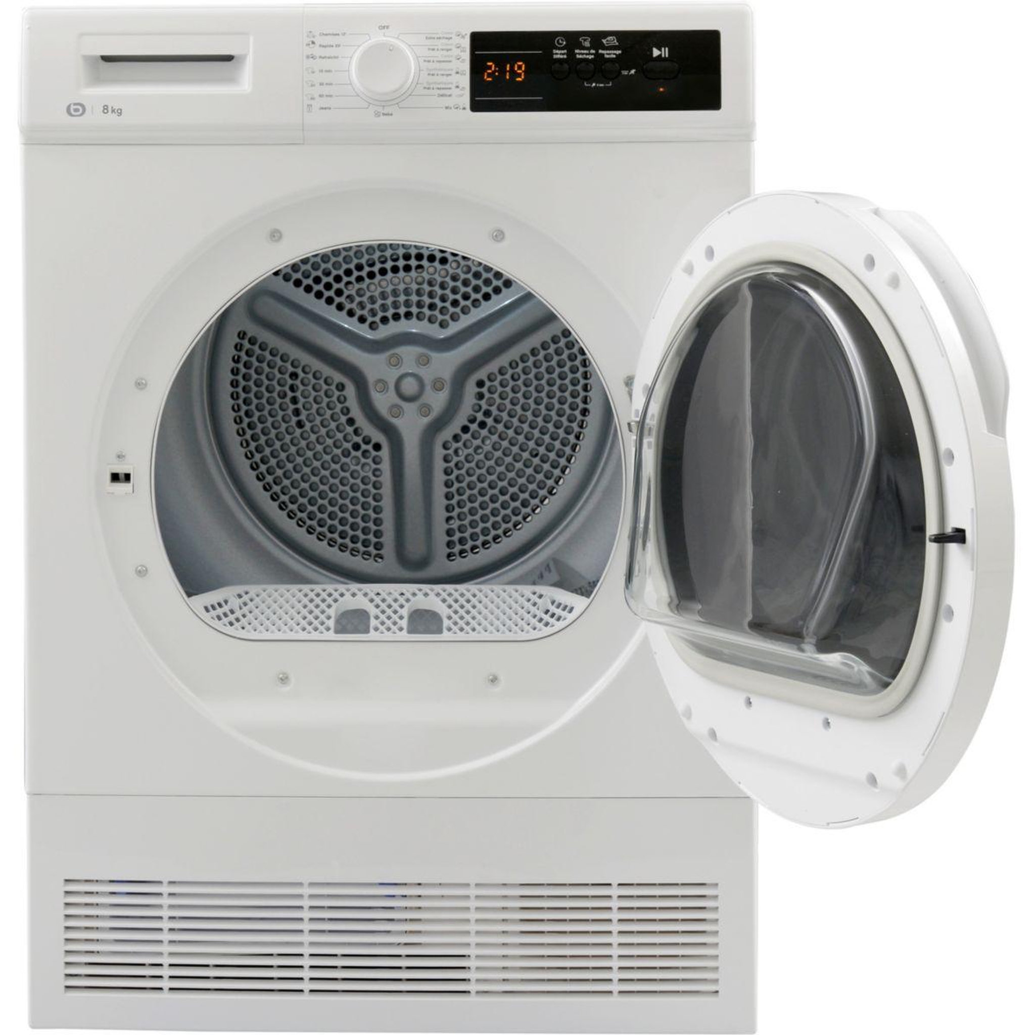 Voir la diapositive 2 : ESSENTIEL B Sèche linge à condensation ESLC8-6b