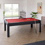 Voir la diapositive 2 : PLAY4FUN Billard Américain AMBIANCE 7Ft - 226,5 x 126,5 x 80 cm avec accessoires et plateau dînatoire - Couleur Noir