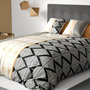 Voir la diapositive 2 : ATELIER DU COTON Parure housse de couette 100% coton 57fils madi