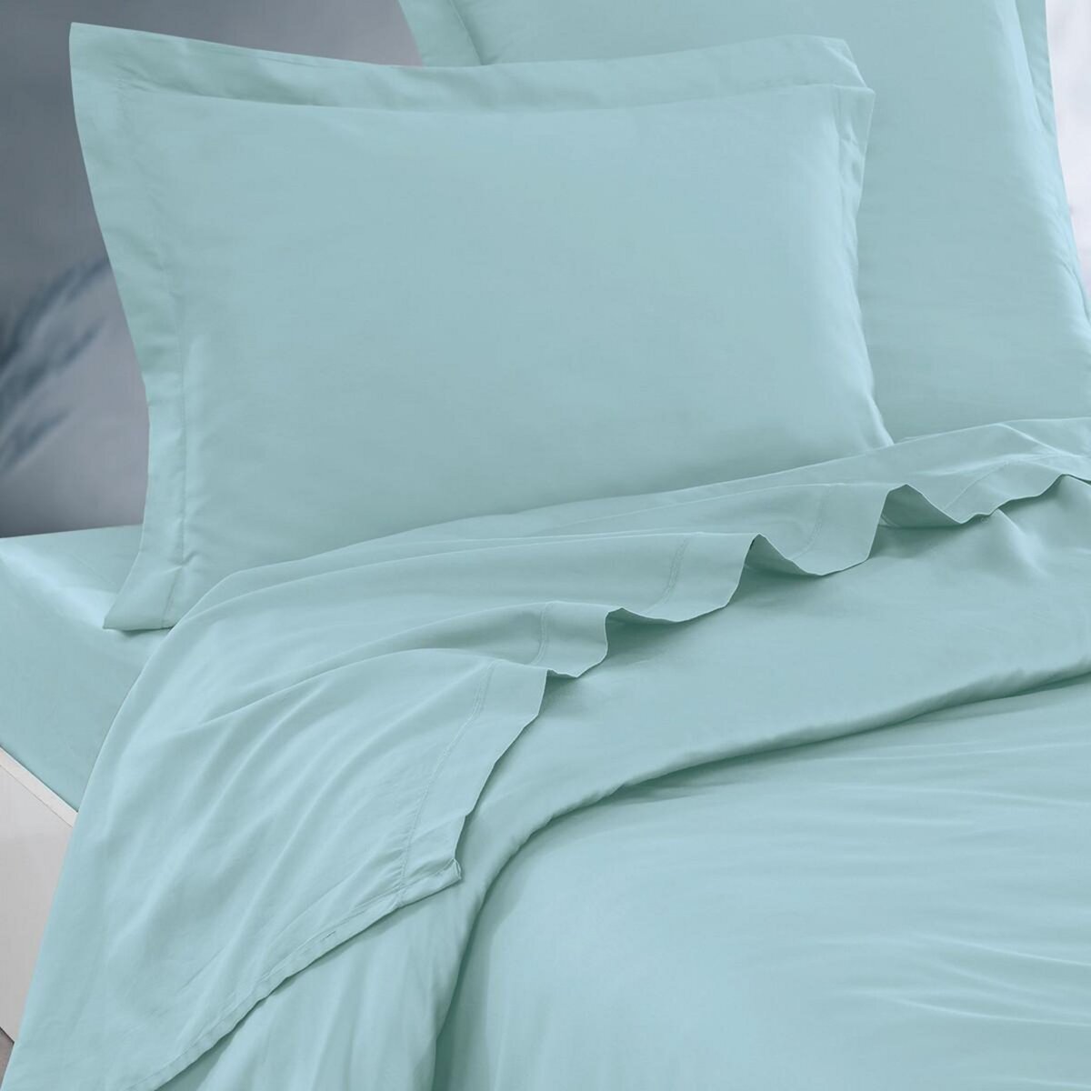 Sensei Maison Drap plat en percale de coton SOFT PERCALE