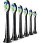 Voir la diapositive 2 : Philips Brossette dentaire Sonicare lot de 6 - HX6066/88 black Optimal W2