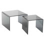 Voir la diapositive 1 : Paris Prix Lot de 2 Tables Gigognes  Magda  65cm Noir