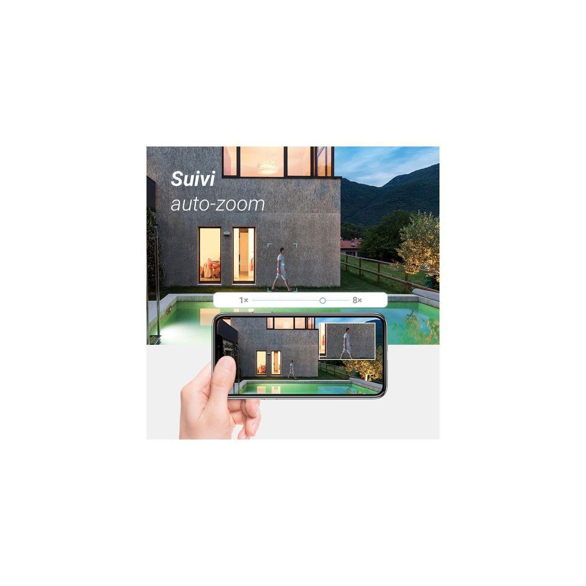 EZVIZ Caméra de surveillance Wifi H80X 4K motorisée