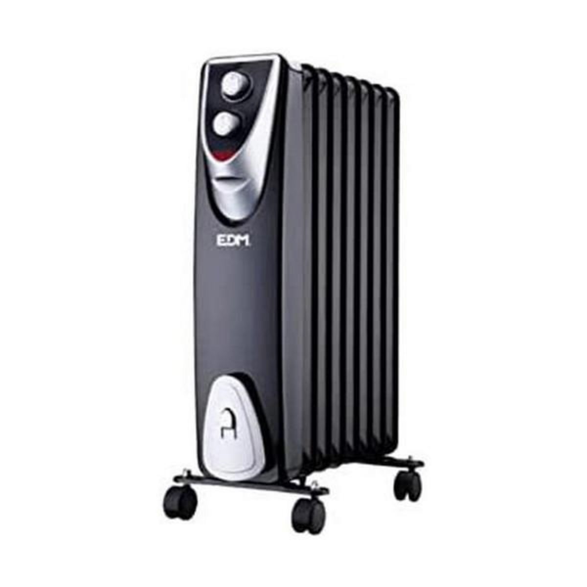 MARKET24 Radiateur EDM 07127 Black Edition Noir/Gris 1500 W