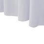 Voir la diapositive 5 : VIDAXL Nappes elastiques de table avec jupon 2 pcs 120x60,5x74cm Blanc