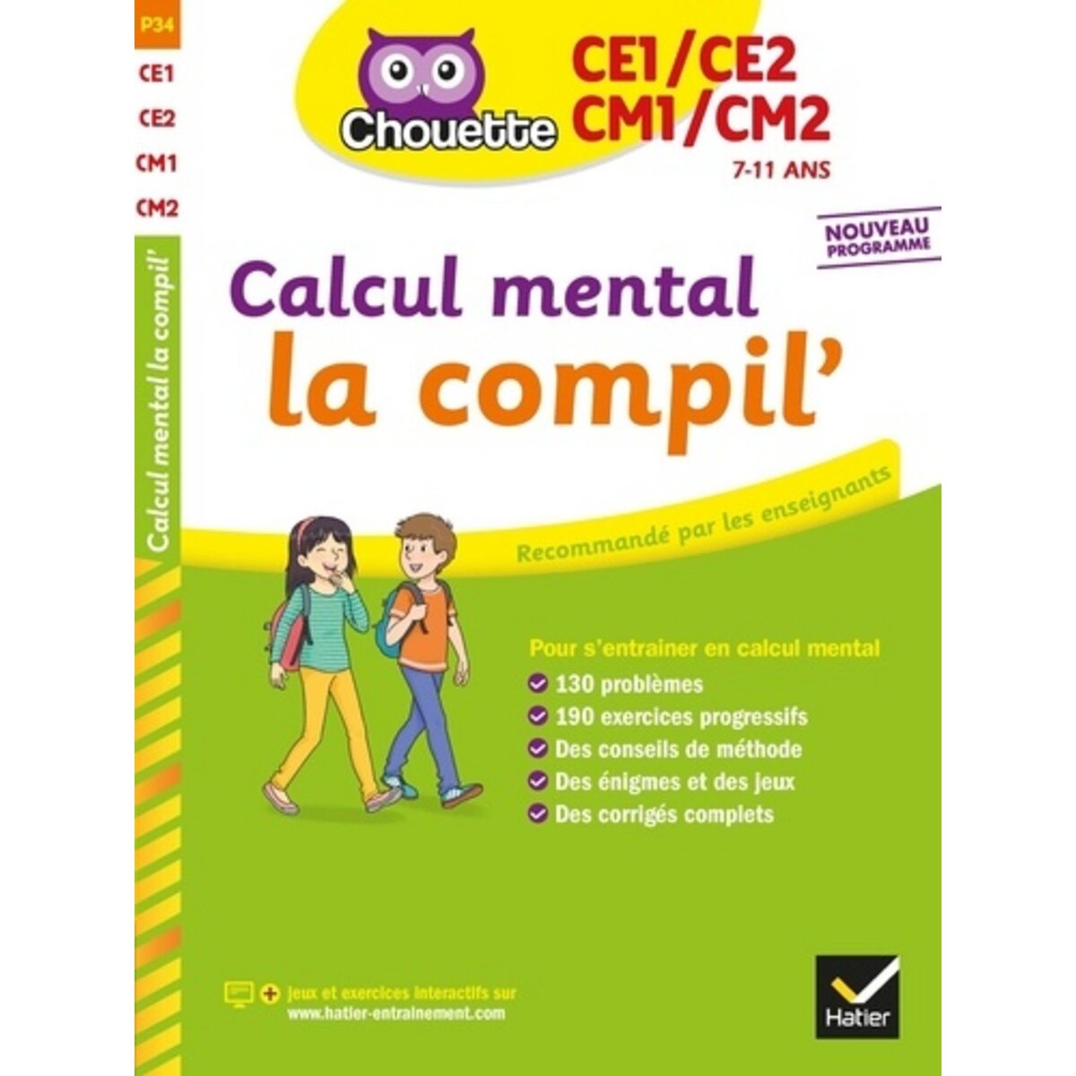  CALCUL MENTAL LA COMPIL'. CE1/CE2/CM1/CM2, EDITION 2020, Treffort Lydie
