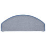 Voir la diapositive 5 : VIDAXL Tapis de marches d'escalier 15 pcs Gris clair et bleu 65x24x4cm
