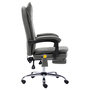Voir la diapositive 3 : VIDAXL Chaise de bureau de massage Anthracite Similicuir