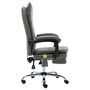 Voir la diapositive 3 : VIDAXL Chaise de bureau de massage Anthracite Similicuir