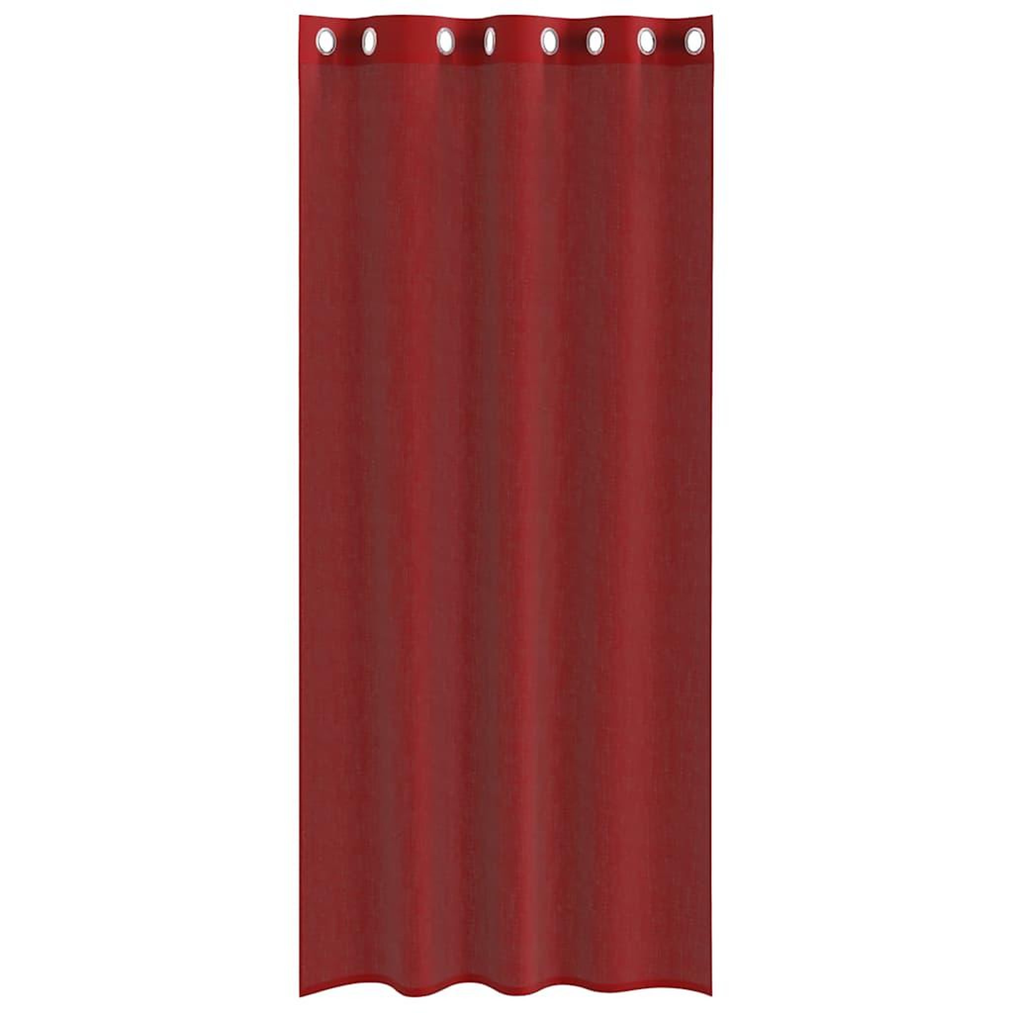 Voir la diapositive 4 : VIDAXL Rideaux en voile avec œillets 2 pcs rouge bordeaux
