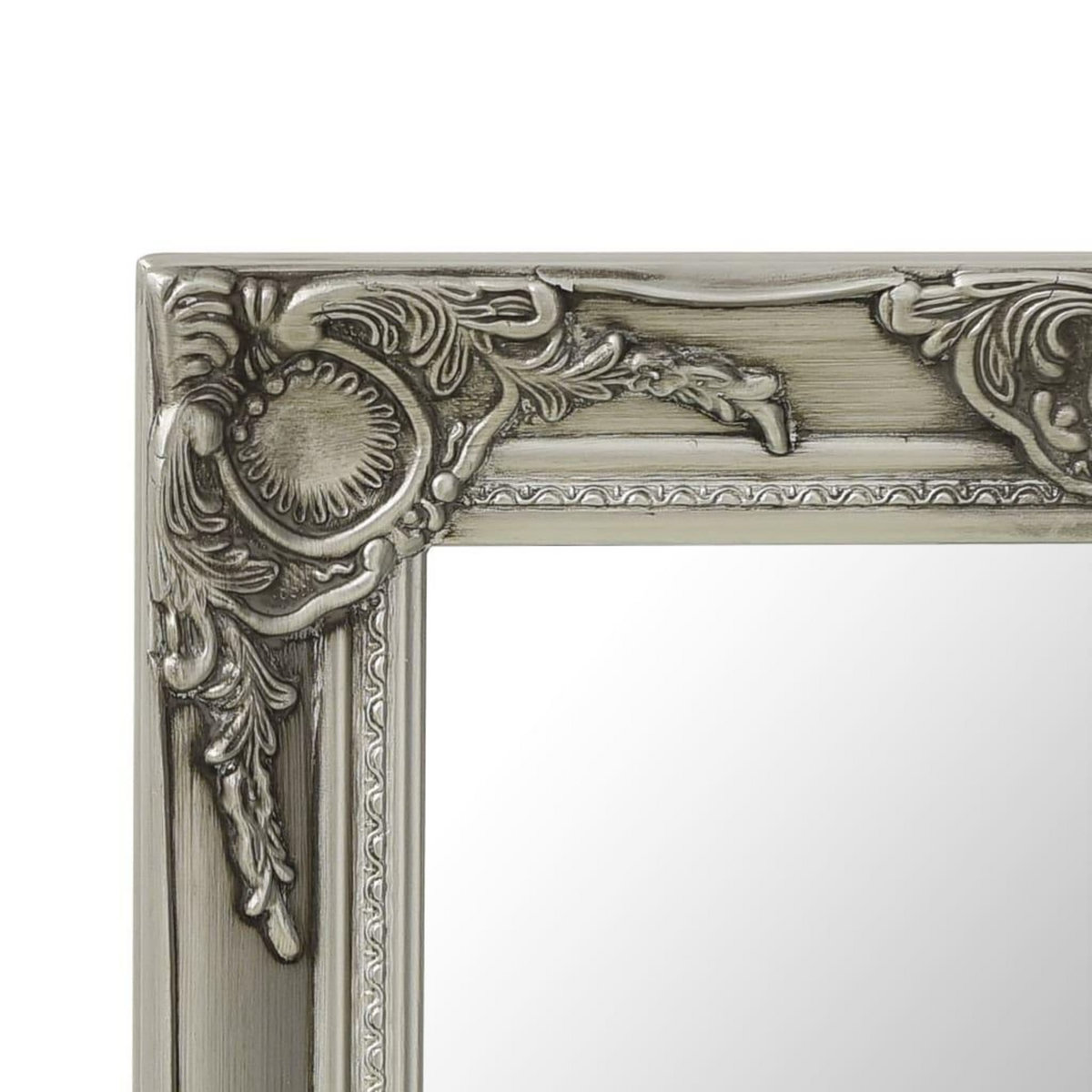 VIDAXL Miroir mural style baroque 50x50 cm Argente