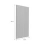 Voir la diapositive 5 : SWEEEK Set de panneaux muraux acoustiques, tasseaux décoratifs en feutrine et MDF chêne 60x120cm - Kyoto