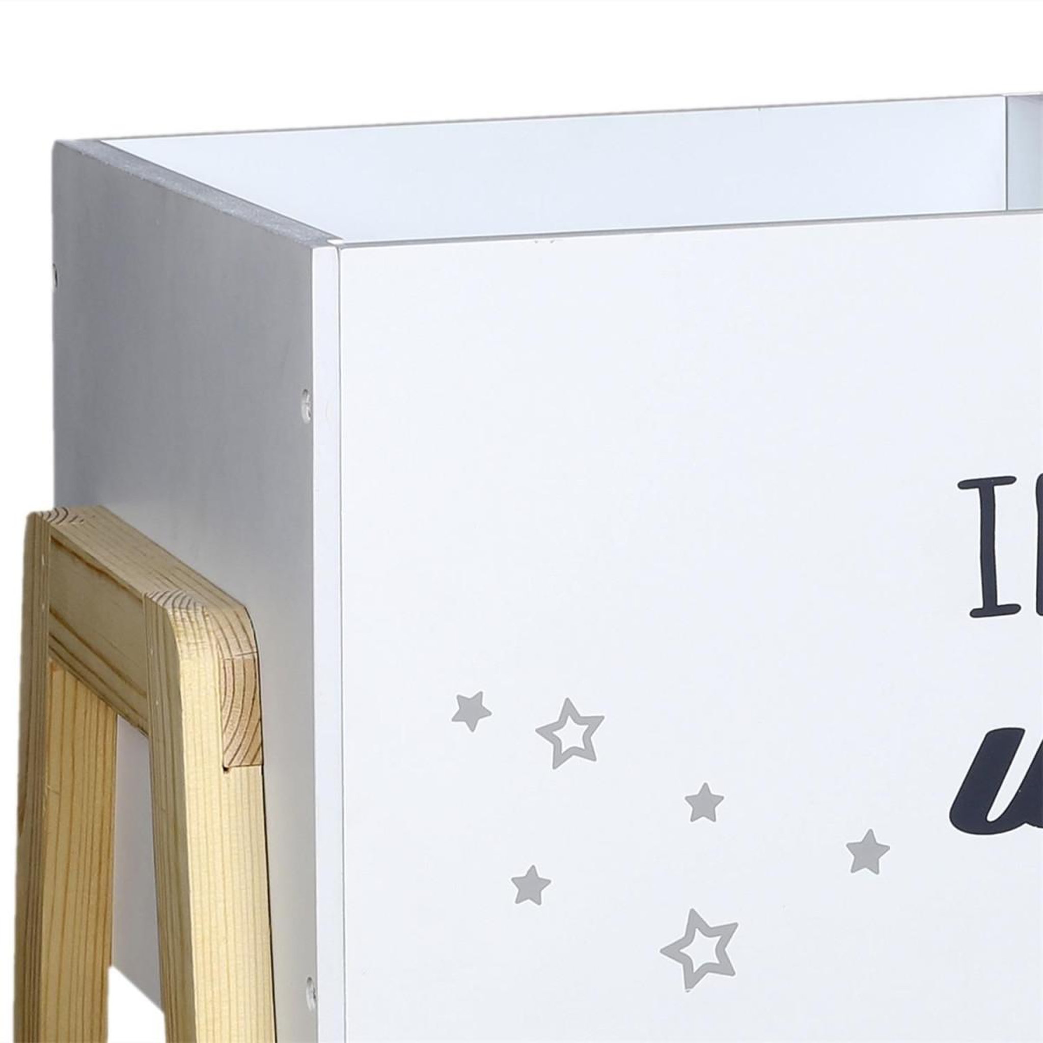 Voir la diapositive 4 : HOME DECO KIDS Bibliothèque enfant  il était une fois  60cm blanc