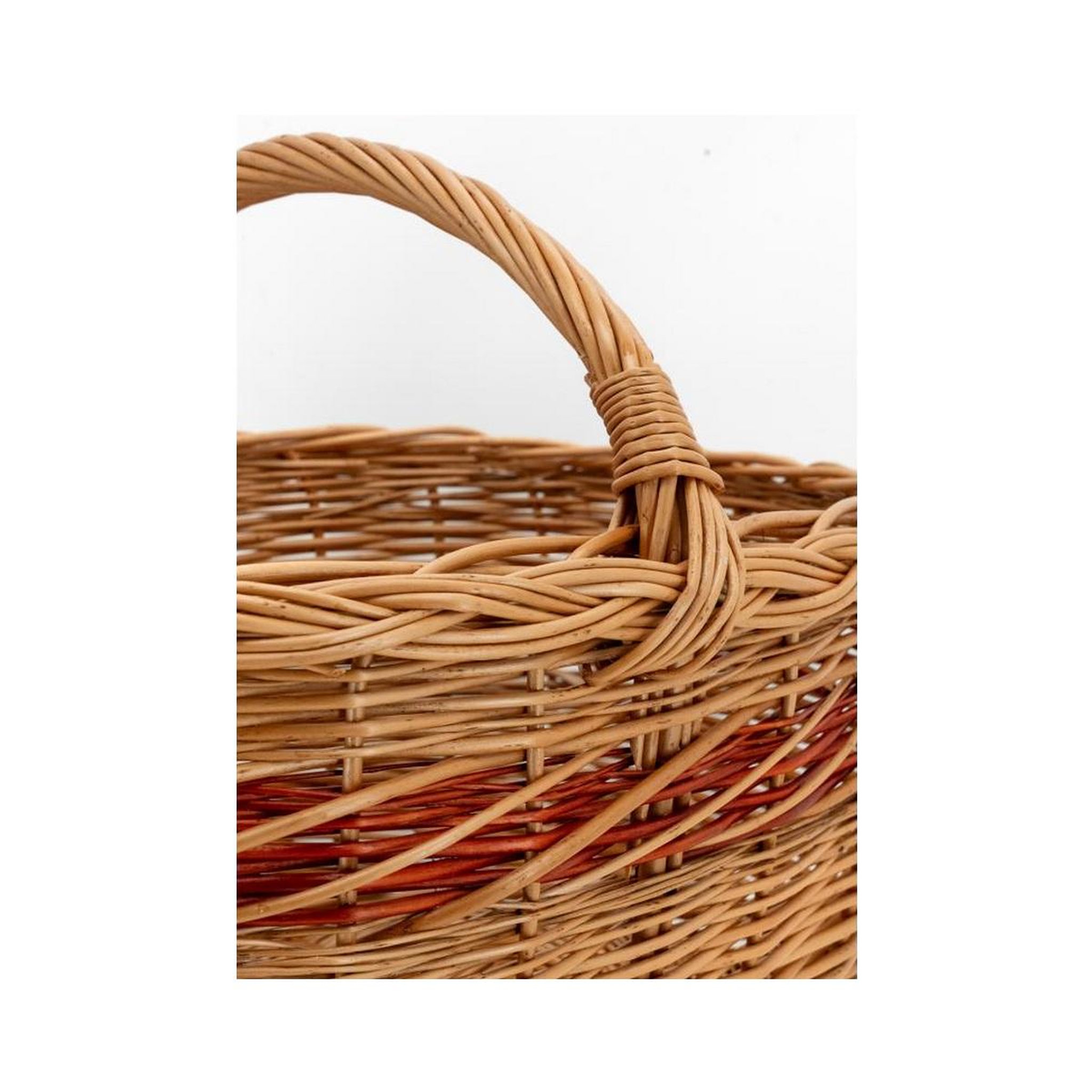 Voir la diapositive 3 : Aubry gaspard Panier ovale marron - PMA1620