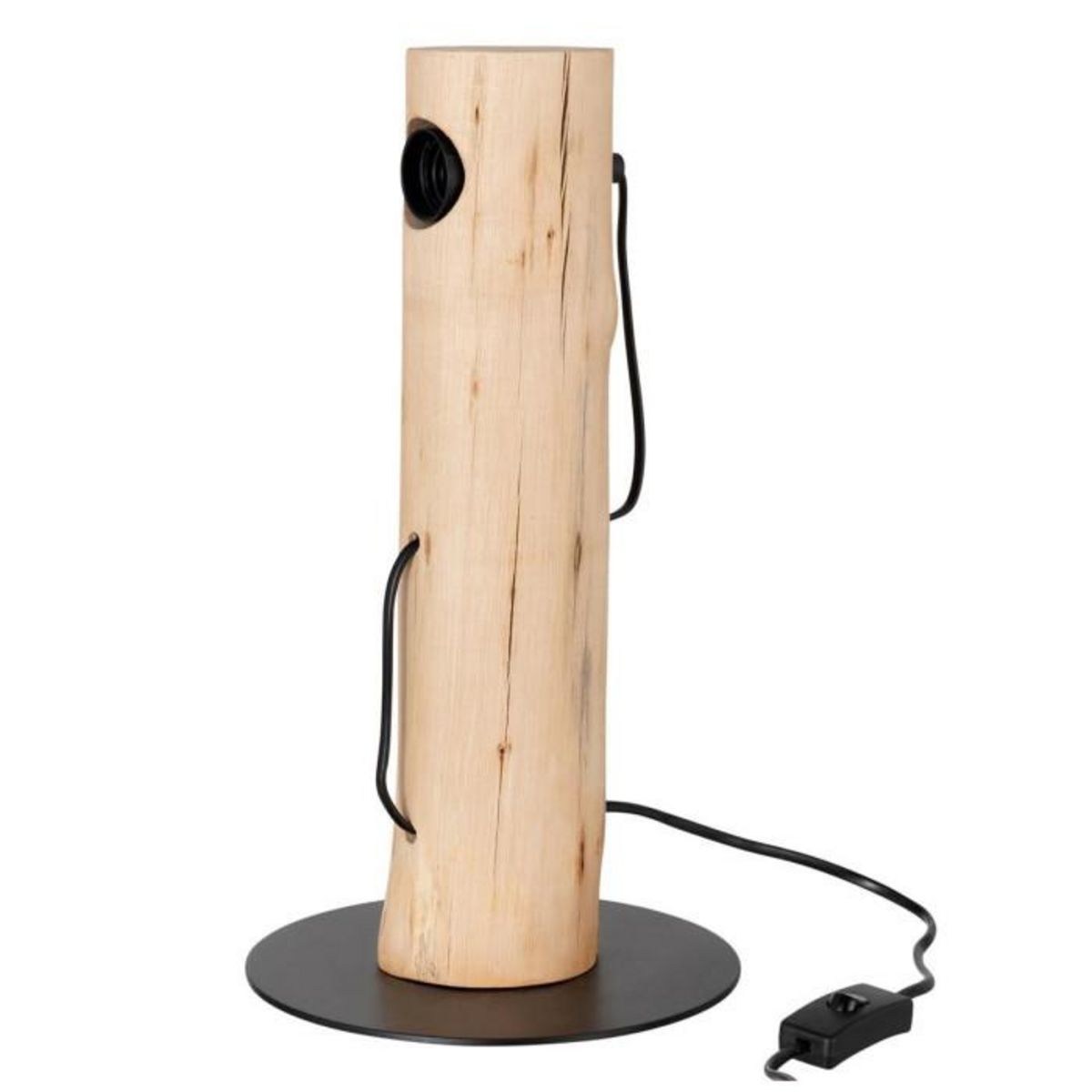 Paris Prix Lampe à Poser en Bois  Silas  38cm Naturel