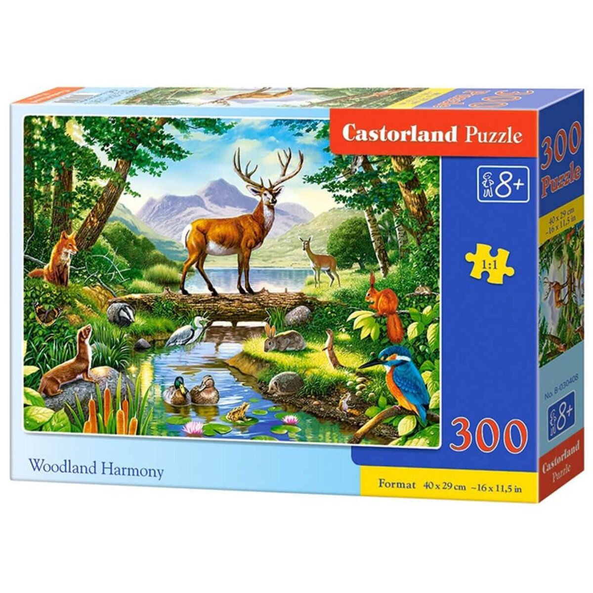 Castorland Puzzle 300 pièces : Harmonie dans les bois