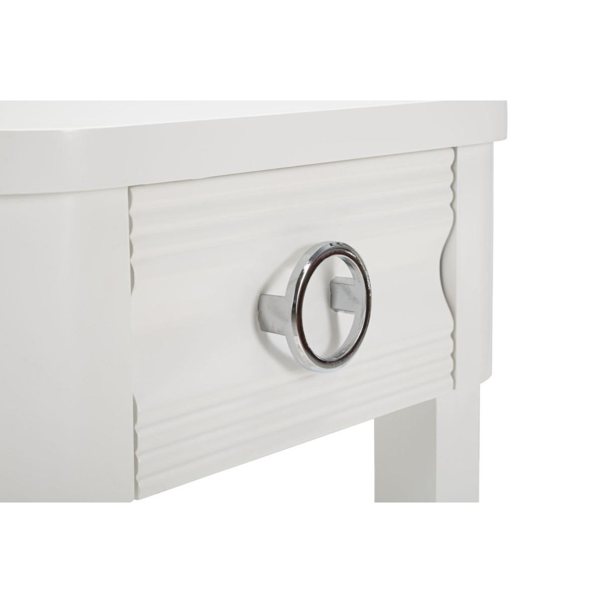 Voir la diapositive 5 : Paris Prix Table de chevet en bois  shine  54cm blanc