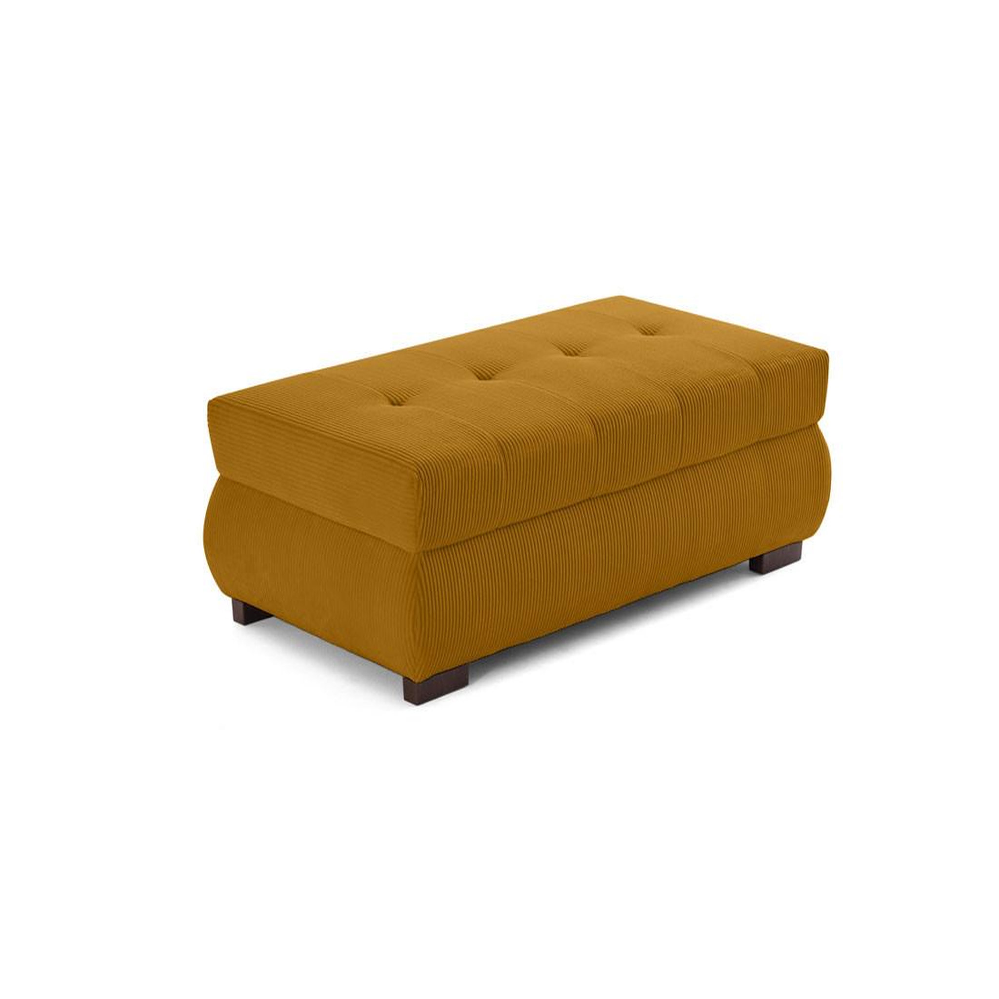 Voir la diapositive 1 : LISA DESIGN Vermont - pouf d'appoint - en velours côtelé