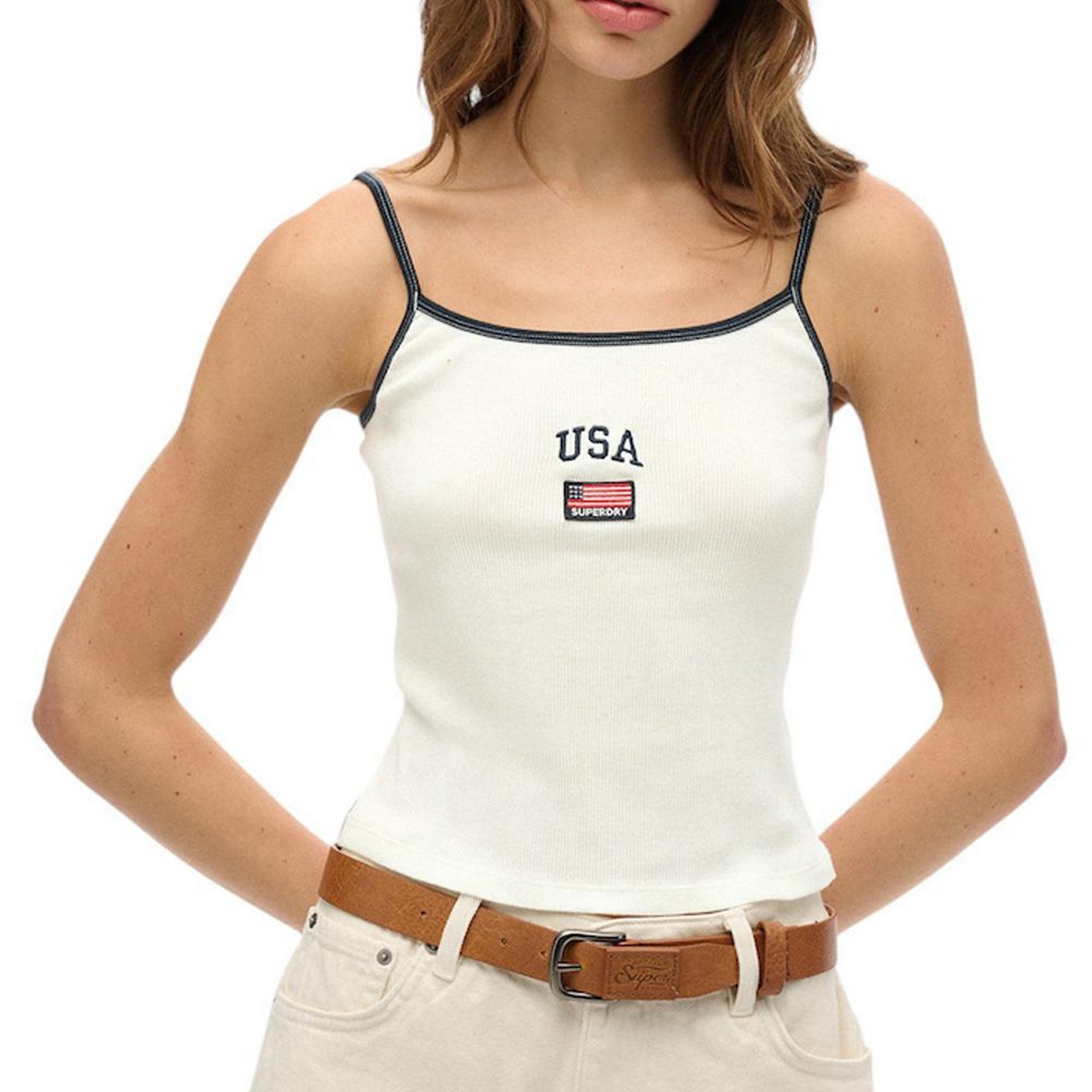 SUPERDRY Débardeur  Femme Superdry Athletic. Coloris disponibles : Blanc