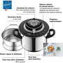 Voir la diapositive 3 : SEB Autocuiseur Nutricook 6 L inox induction P4220705