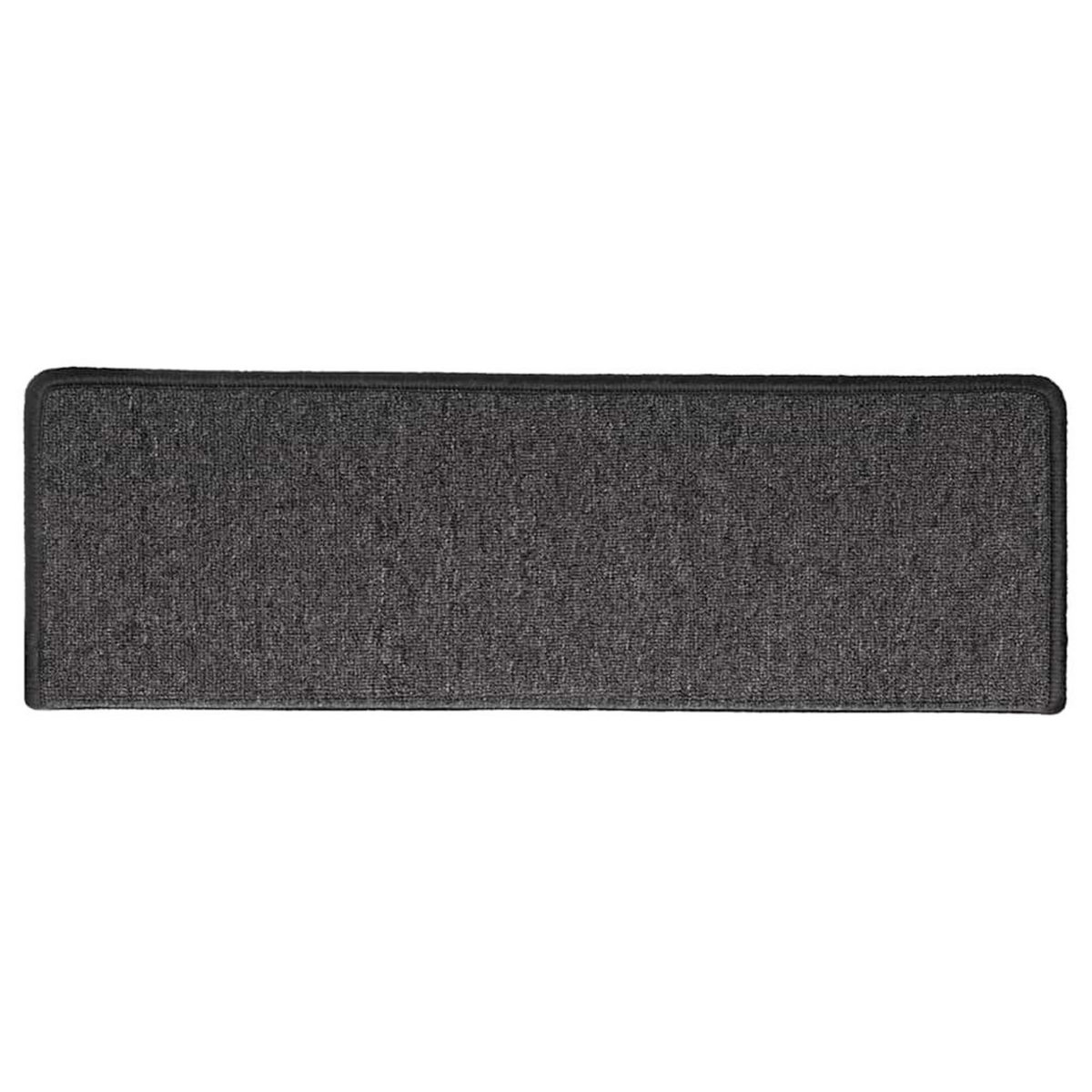 VIDAXL Tapis d'escalier 30 pcs 65x21x4 cm Anthracite