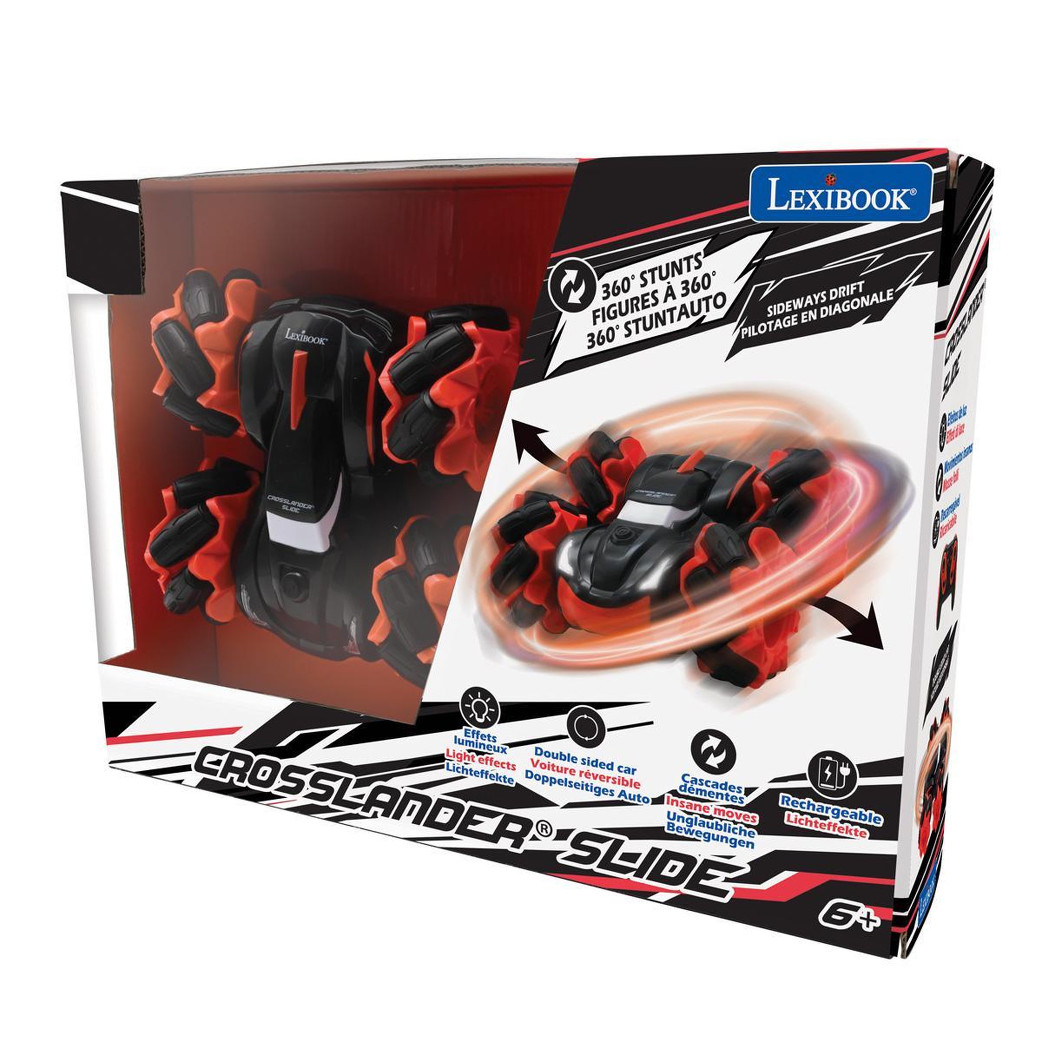 Voir la diapositive 3 : Lexibook Crosslander Slide, double face rotation à 360°