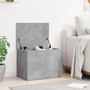 Voir la diapositive 3 : VIDAXL Boîte de rangement gris beton 60x42x46 cm bois d'ingenierie